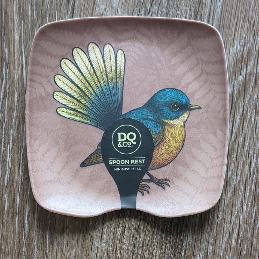 DQ & Co New Zealand Fantail Bamboo Spoon Rest